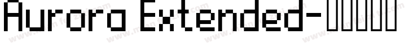 Aurora Extended字体转换